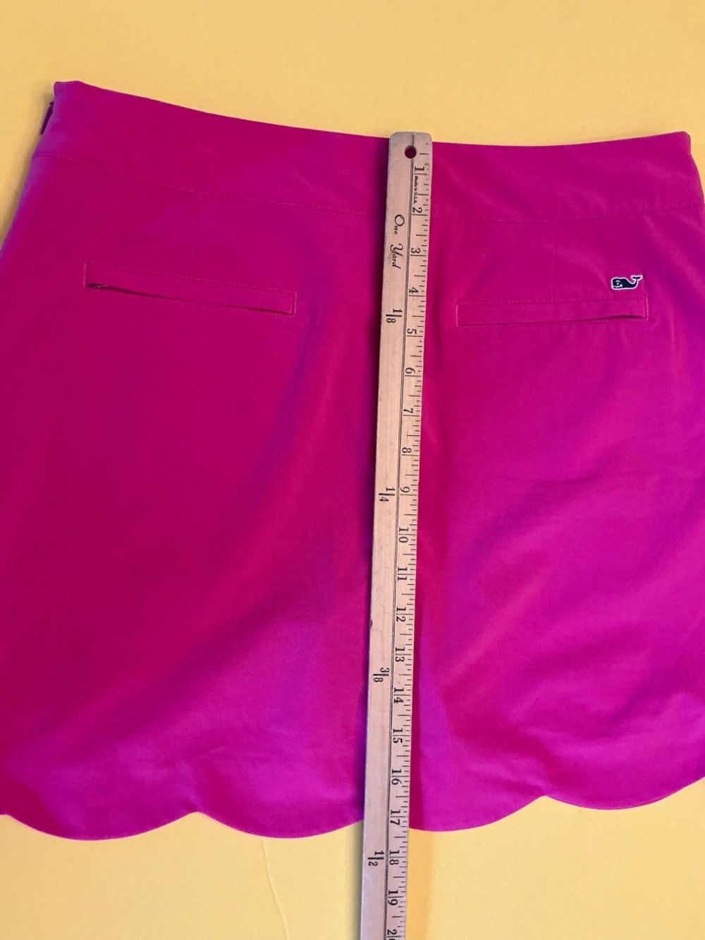 Vineyard Vines pink scallop skort skirt sz 10 - Picture 6 of 7